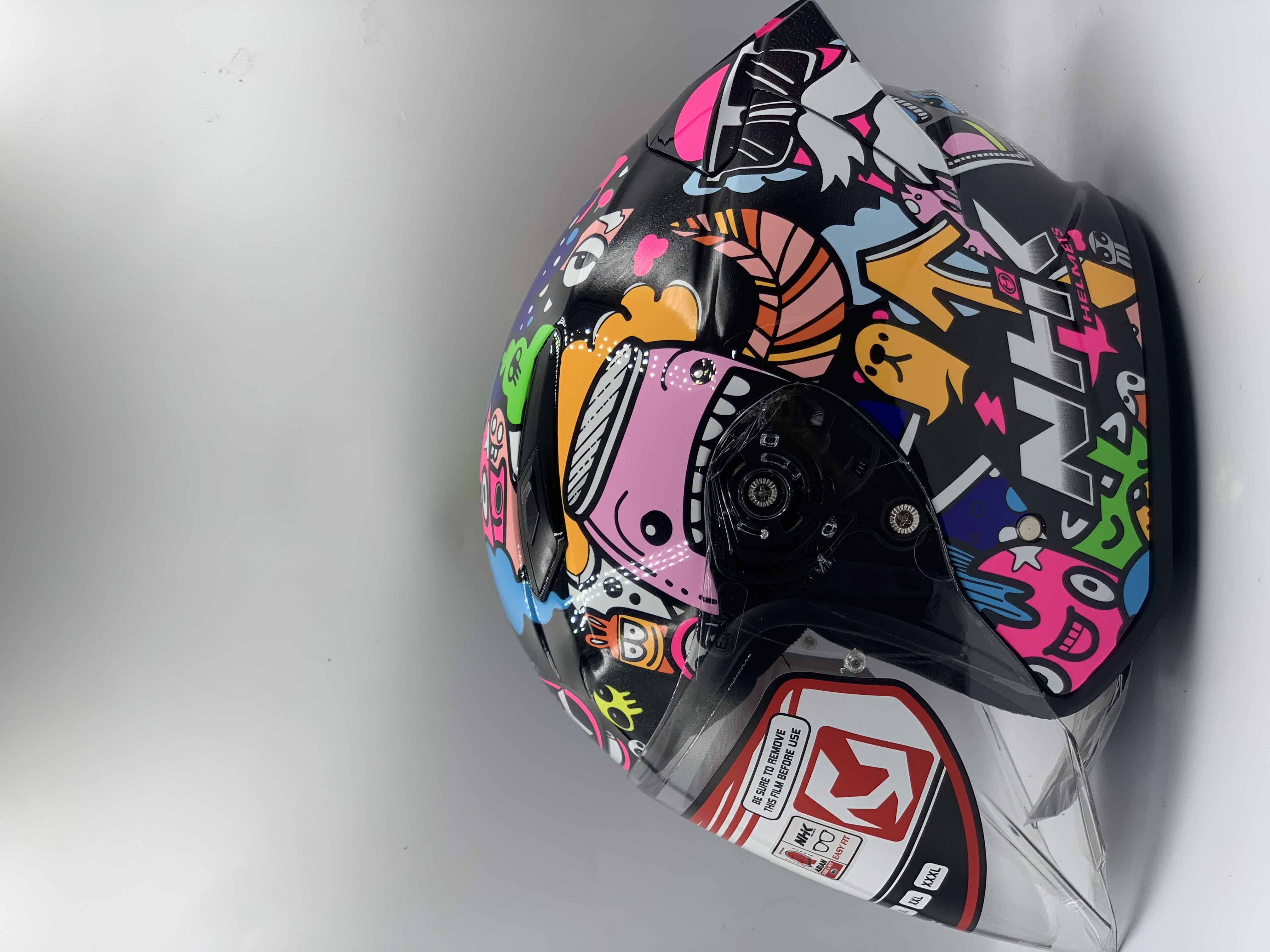 NHK Helmet S1GP S Doodles Black/ Blue Glossy(ECE 22.06)